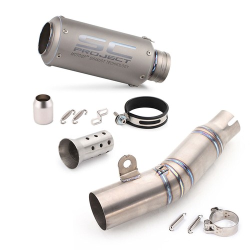 Titanium exhaust tips muffler - titanium,